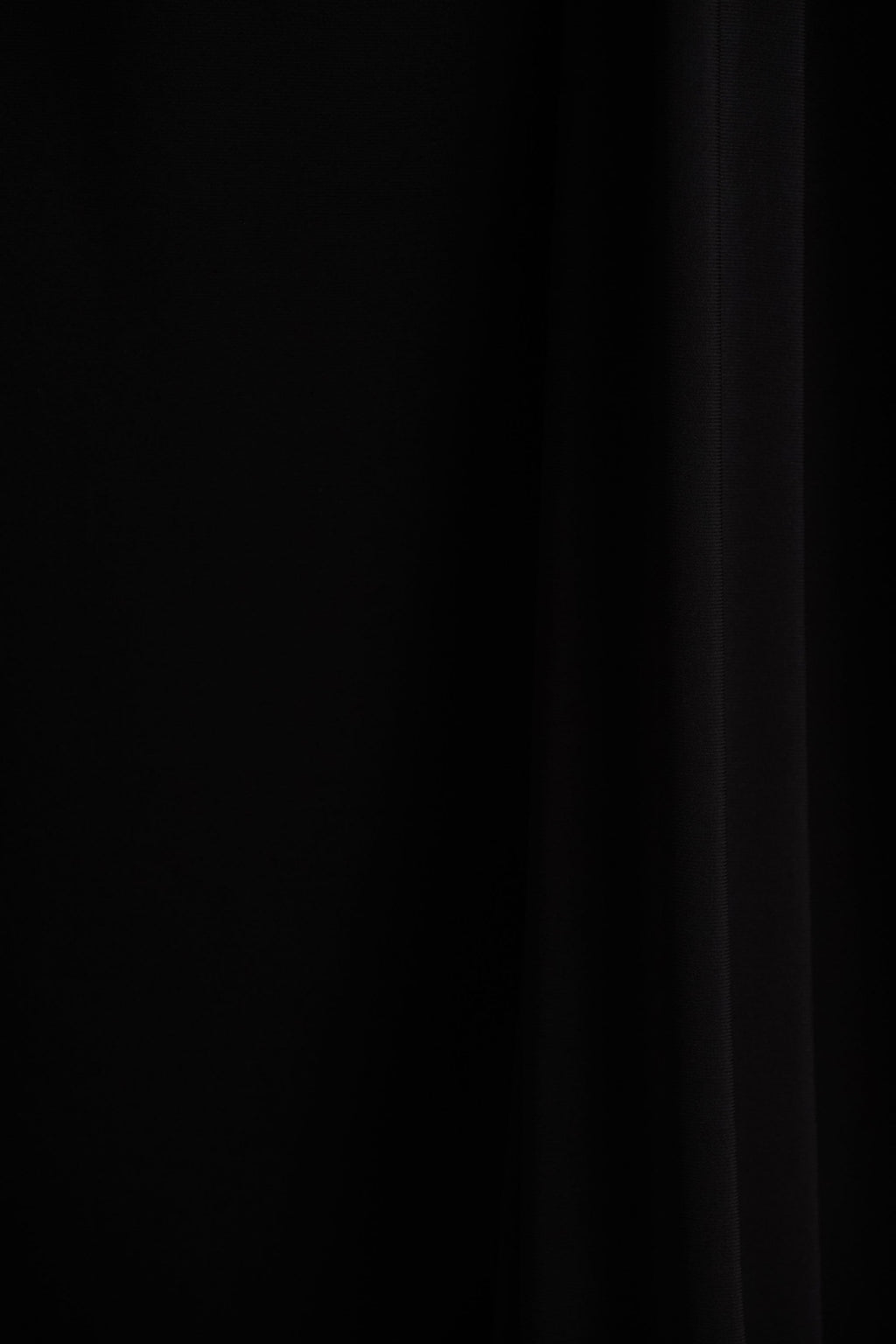 Bonnie | Black Asymmetric-Neck Maxi Dress With Ruched-Detailing