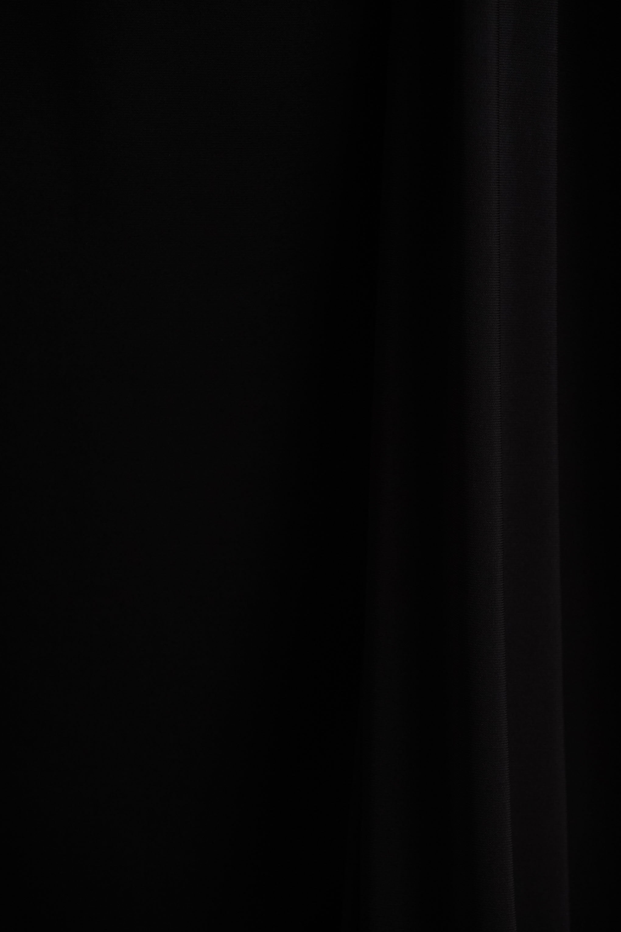Bonnie | Black Asymmetric-Neck Maxi Dress With Ruched-Detailing
